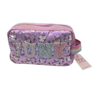 Miss Gwen’s OMG Accessories Clutch Pouch Bag JUNK Unicorn Glitter Cotton Candy